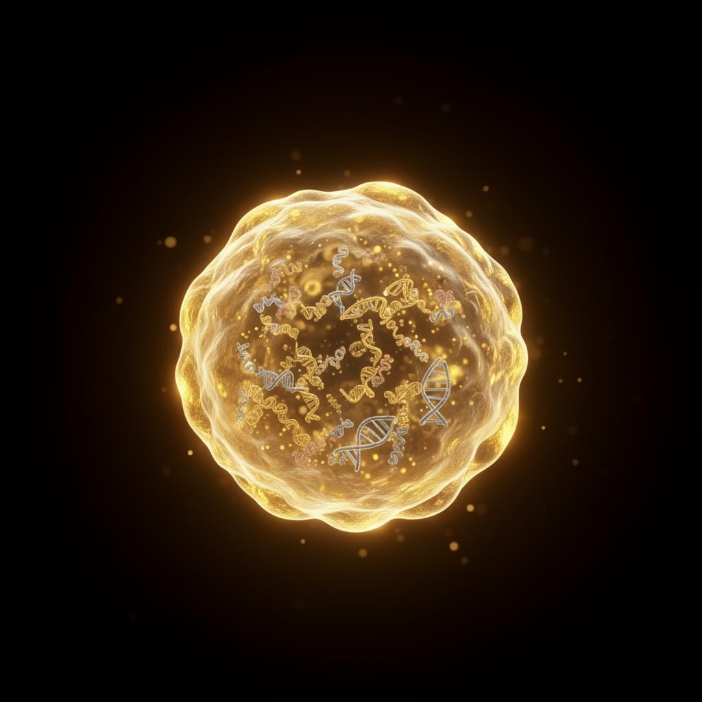 Exosome cell illustration